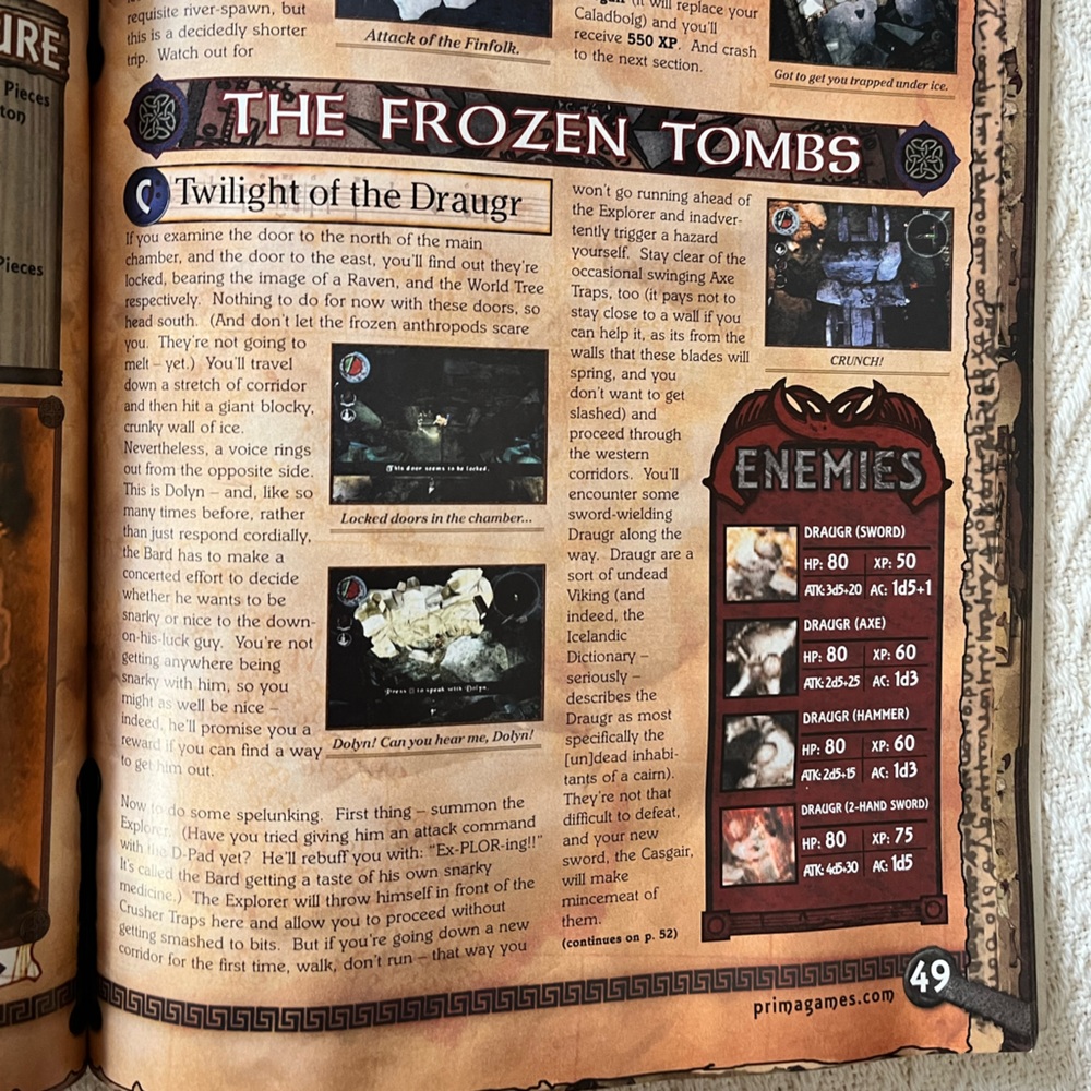 The Bard's Tale Prima Official Strategy Game Guide PS2 - Picture 8 of 10